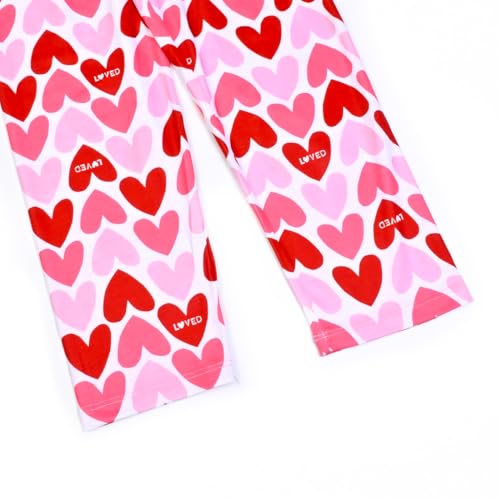 Image of Mirawise Girls 3 Pc Pajamas Sleepwear Cotton Pjs Clothes Set 4-13 Years