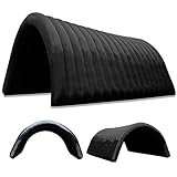 xmaybang Inflatable Tunnel Sports Tunnel Entrance with Blower Football Tunnel Tent Entryway for Business Advertise Party Exhibition Promotion Street,Shop,Supermarket,School(Black, 24 x 10 x 8FT)