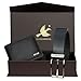 HORNBULL Mens Combo Wallet and Belt | Gift Set for Men | Gift Hamper for Boys | Wallets Men Leather (Black 2)