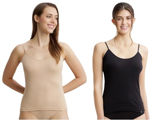 Image of Jockey Women's Cotton Regular Fit Spaghetti Top