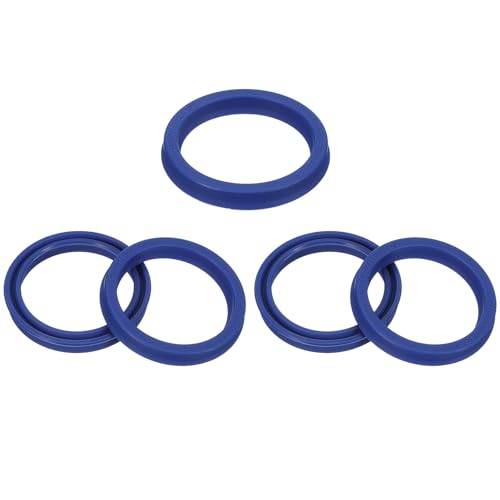PATIKIL UN Sello De Eje Radial 35Mm ID X 43Mm Od X 6Mm De Ancho, 5 Piezas Sello De Pu Para Eje De Rodamiento De Industria Bombas Cilindro De Pistón, Azul