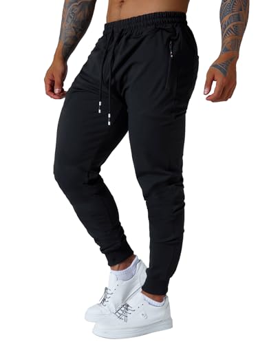 Mens Jogging Casual Pants Joggers Sweatpants Active Athletic Workout Sweatpants for Men