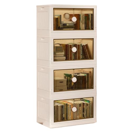 Boîtes de rangement empilables avec serrure rotative et double ouverture - 2
