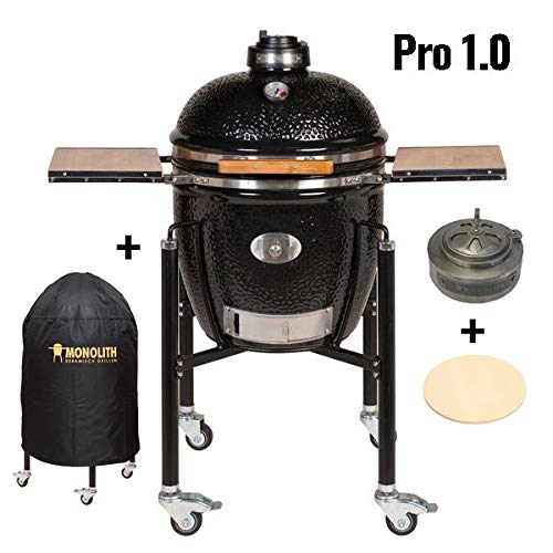 Monolith Classic Pro 1.0 - Barbacoa de cerámica con chasis Master Edition y equipamiento especial