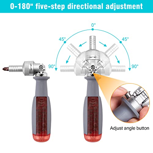 Fixm 20 In 1 Ratcheting Screwdriver Set, Magnetic And Adjustable Angle Portable And Durable 20 Double-Headed Drills Multitool Bolt Driver #TOP3