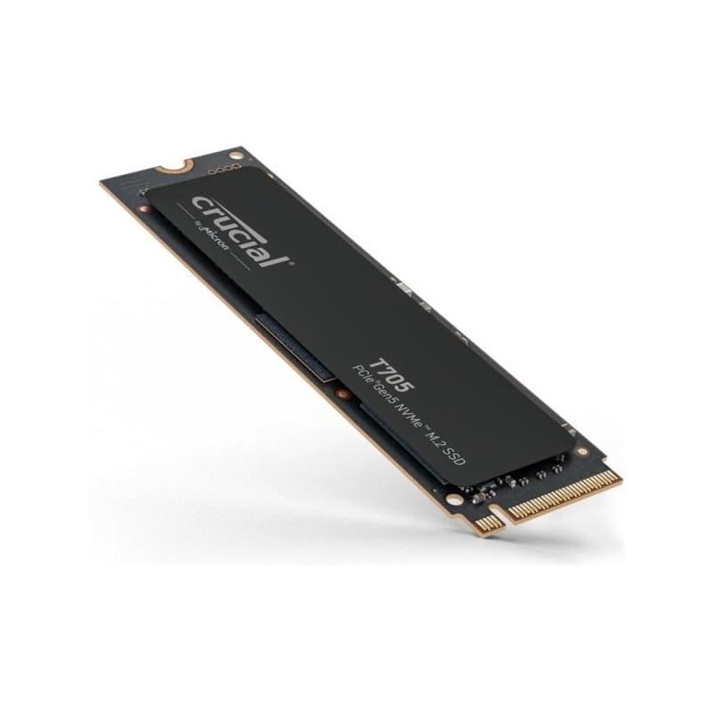 Crucial SSD T705 PCIe Gen5 NVMe M.2 de 1 TB - até 13.600 MB/s