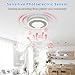 Smoke Alarm for Home – 10-Year Battery Powered Smoke Detector with Big Test/Silence Button, CE EN14604 & UKCA Approved – Alertlink