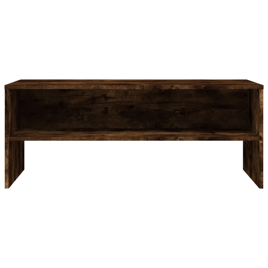 vidaXL Mobile Porta TV Rovere Fumo 100x40x40 cm in Legno Multistrato