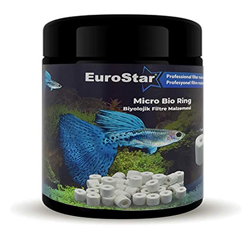 Eurostar Micro Bio Ring Akvaryum İçin Biyolojik Filtre Malzemesi, 1 L
