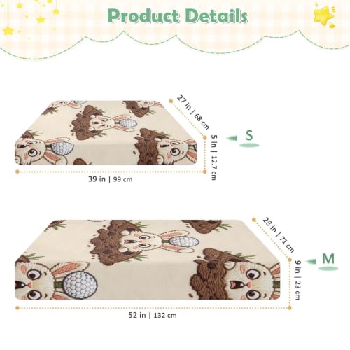 Draps de lit imperméables anti-fuites pour matelas de berceau 132x71cm