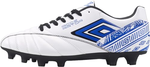 UMBRO(????) Men's Spike, S.White/Blue/Brasque, 23.5 cm