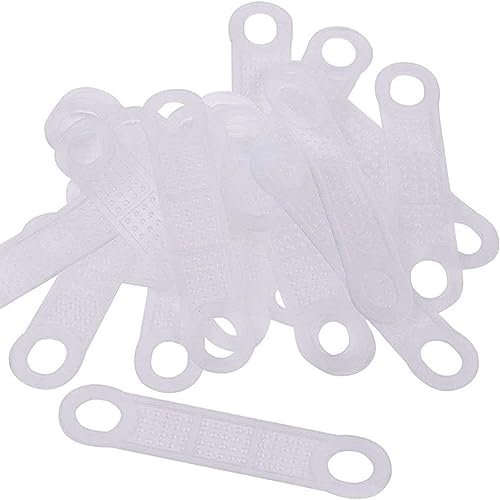 Ziyofinn 60 PCS Clothing Hanger Strips Anti Slip Clothes Hanger Grips Silicone Clothing Hanger Strips for Use on Wooden or Plastic Hangers - Image 2