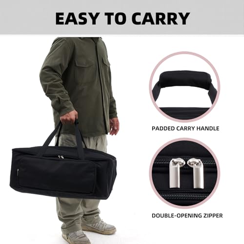 COMPEAK Carry Bag for Cuisinart CGG-180 Propane Grill with VersaStand, Portable Gas Grill Carry Case with Pocket for BBQ Accessories (Case Only)