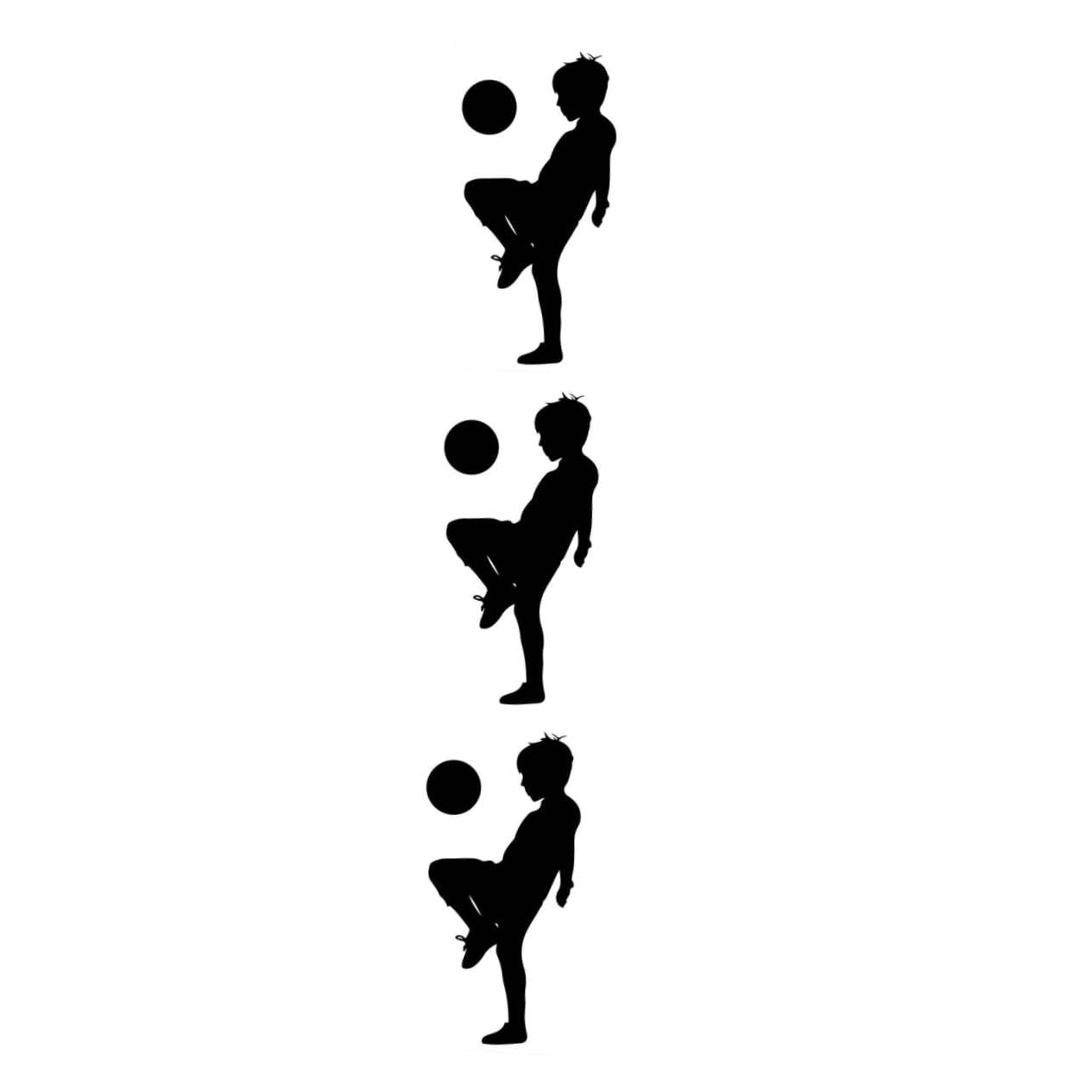 ARTIBETTER 3pezzi Adesivi Sportivi Per Stickers Decorativi Per Cameretta Facili Applicare e Rimuovere Design Accattivante Per