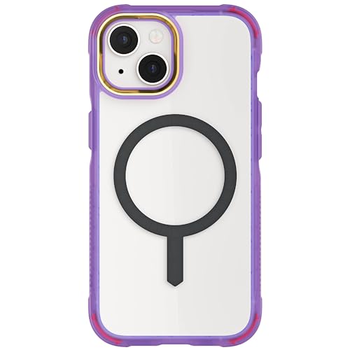 Coque iPhone 15 anti-chute Ghostek Covert transparente violette