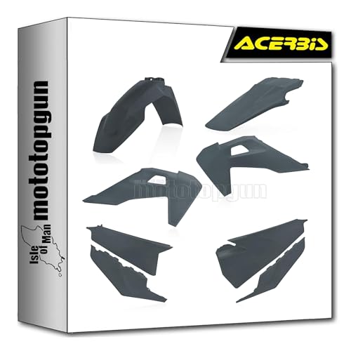 Acerbis 0023482.072 cache carénage gris métal compatible Husqvarna FX 350
