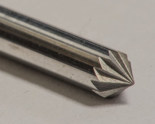 Fresa Cilíndrica Carburo Sólido Corte Simple SK-42 1/8" miniatura 4