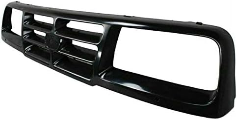 Compatible with 96 97 98 Chevy/Geo Tracker (Base & LSi) Front Grille Assembly Black w/Bezels