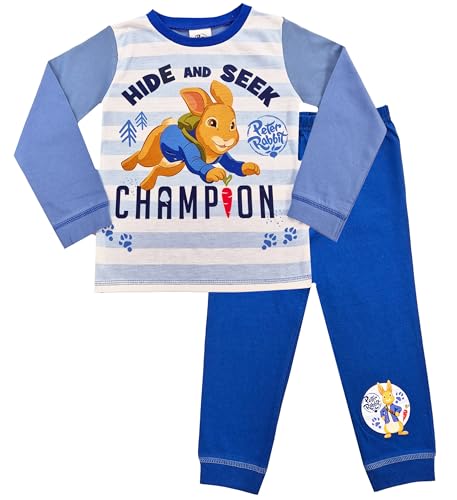 Peter Rabbit Boys Pyjamas Nightwear (Peter Rabbit Blue 4-5 Years)