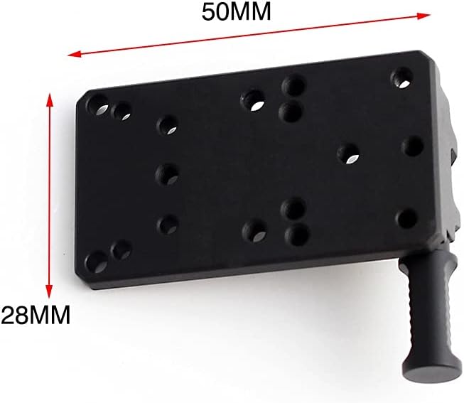 Gotical Universal Optics Mount Pistol Red Dot Scope Reflex Mount Plate Base Pistol 17 19 22 23 Rear Sight Reflex Mount