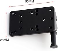 Vista 4 de Gotical Universal Optics Mount Pistol Red Dot Alcance Reflex Placa Base Pistola 17 19 22 23 Visión Trasera Reflex Mount