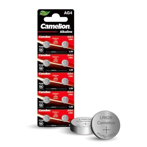 Camelion Pilas LR66 Paquete 10, 1.5V Alcalinas