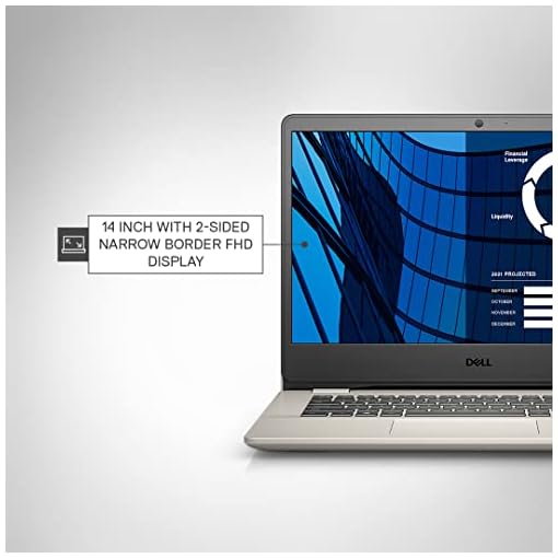 Dell Vostro 3400 Intel i3-1115G4 14 inches(35.5cm) FHD Display Laptop (4GB / 1TB HDD + 256GB SSD/Integrated Graphics/Windows 10 + MSO/Dune Color) D552164WIN9DE, 1.59kg - Image 3