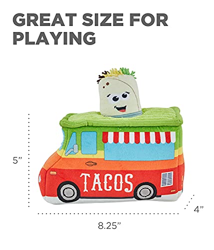 Image of Outward Hound Hide A Taco Plush Dog Toy Puzzle