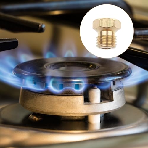 30 Stück Gasdüsen für Gasgrill, Butangas Düsen Messing (0,50/0,70/0,87/1,02) Universal Brennerdüsen mit Steckschlüssel M7 Butangasdüsen für Gasherdbrenner Nozzle Replacement Parts