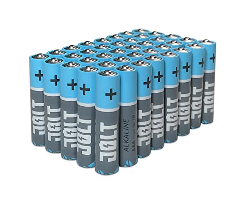 Jolt Aaa Batteries 40 Pack, Alkaline Batteries, Up To 15 Years Shelf Life,Anti-Leak,Anti-Corrosion, 1.5Volts, With A Modern Design #TOP1