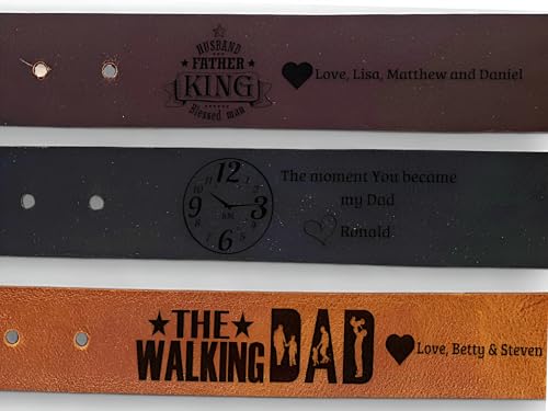 Personalized Christmas Belt Gift For Husband Custom Engraved Leather Belt For Men Wedding Anniversary Christmas Gifts For Boyfriend Father’s Day Valentine Birthday Gift For Dad Brother Or Groomsmen2