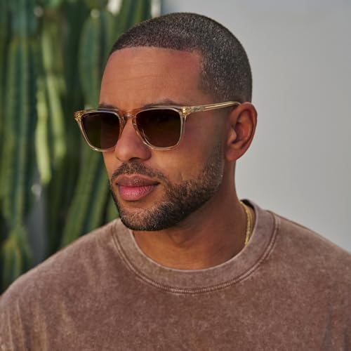 Image of WearMe Pro - Polarized Lens Square Modern Sunglasses for Men