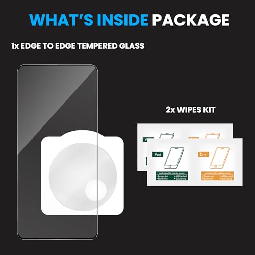 Image of FIRST MART Gorilla Tempered Glass Compatible with OnePlus 13R 5G (6.78 Inch) With Clear Camera Lens Protector & Installation Kit | Edge to Edge Coverage | Clear