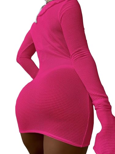 Vestido de playa de ganchillo sexy manga larga para lucir en el chiringuito este verano 2