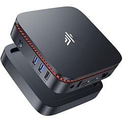 NiPoGi AK1 Plus Mini PC Intel 12TH Alder Lake-N100(hasta 3.4GHz,6W),16GB DDR4/512GB M.2 NVMe SSD,Mini Ordenadores de Sobremesa,2xHDMI,4K@60HZ,BT4.2/WiFi6,RJ45,Mini Computadora para Negocios/Escuela