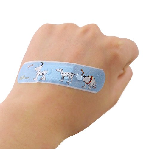 Cute BandaidsIdealPlast 100 Count Water Resistant Breathable Bandages