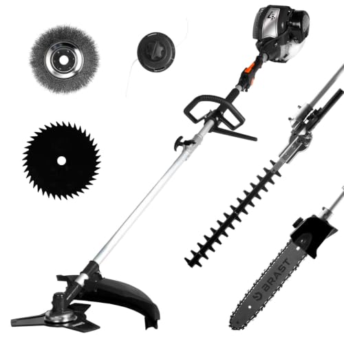BRAST 6in1 Benzin Motorsense Freischneider 4-Takt Multitool