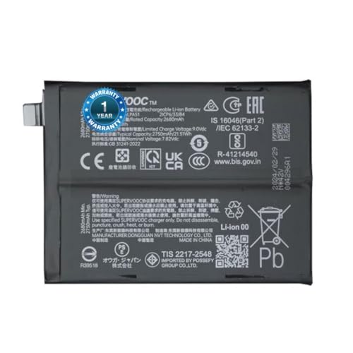 Image of Original BLPA51 Battery for Realme GT 6; GT 6T; GT Neo6 SE Battery 1 Year Warranty*** (T119)