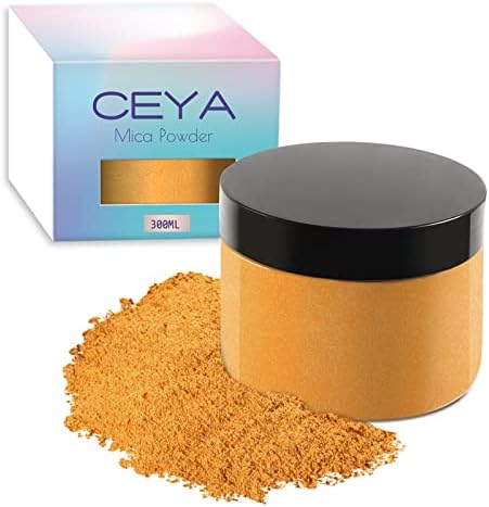 Ceya Mica Powder, 5.3oz/ 150g Porcelain White Pearlescent Effect Colorant Pigment Powder for Epoxy Resin, Tumblers, Slime Bath Bomb, Soap Dye, Slime, Candle, Resin Crafting, Paint,Jewelry, Nail Polish
