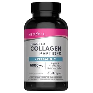 NeoCell Collagen Peptides Pills | 360 Caplets | with Vitamin C | Supplement for Women and Men