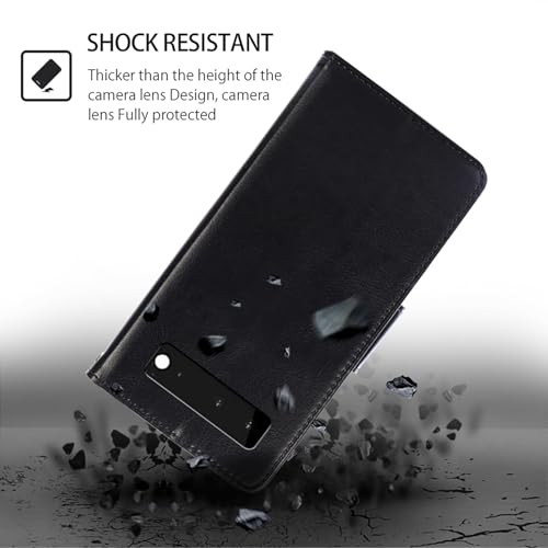 Étui en cuir pour Google Pixel 9 fermeture magnétique anti rayures