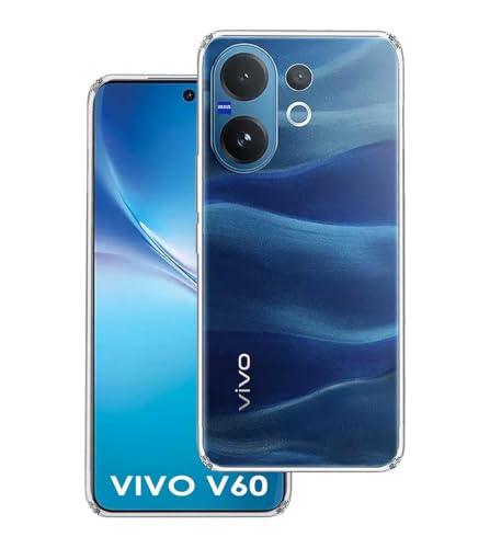 Image of Soft Silicone TPU Flexible Back Cover Compatible with Vivo V60 5G