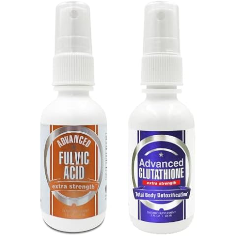CCL SUPPLEMENTS Advanced Glutathione + Advanced Fulvic Acid (2 oz) Powerful Antioxidant Plus BioAvailable Trace Minerals for Optimal Health & Rejuvenation Cover