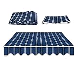 UTILISATION POLYVALENTE : cette toile de protection pour terrasse est polyvalente et peut être utilisée pour protéger les fenêtres, les portes, les étals de marché, les terrasses, etc. Elle s'adapte à de nombreuses structures et constitue un choix pratique pour les environnements résidentiels et commerciaux.