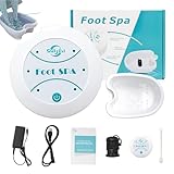 【Spa pour les pieds et purification du corps entier】 Cet appareil de détoxification à domicile se concentre sur la purification des pieds grâce à un spa, éliminant en douceur les impuretés des pieds grâce à des réactions de l'eau purifiée et à la technologie ionique, offrant ainsi une solution de purification du corps entier sans effets secondaires. Conçu pour restaurer votre santé et votre vitalité, il vous laisse une sensation de fraîcheur et de rajeunissement.