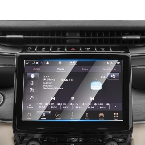 Karltys Screen Protector for 2022-2026 Jeep Grand Cherokee 4xe & L 8.4 Inch Screen Protector Touchscreen (Not for 10.1 inch) Anti Glare Anti Fingerprint Car Radio Screen Cover