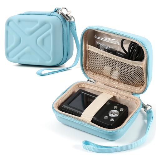 Funda rígida para cámara digital color azul miniatura 1