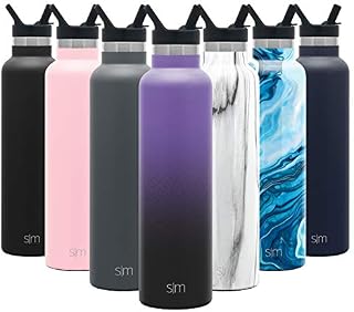 Simple Modern 24oz Ascent Water Bottle with Straw Lid - Stainless Steel Hydro