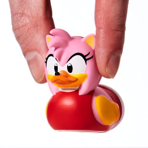 TUBBZ Mini: Sonic - Amy Rose Figura Mini Coleccionable de Pato de Goma Disfrazado