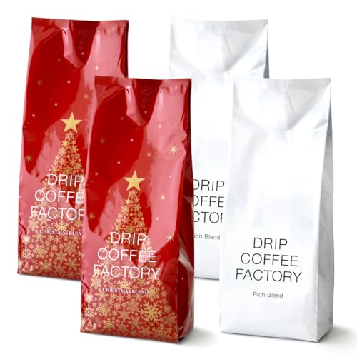ドリップコーヒーファクトリー リッチ&クリスマス アソートセット 粉 中挽き 2kg 500g×各2袋